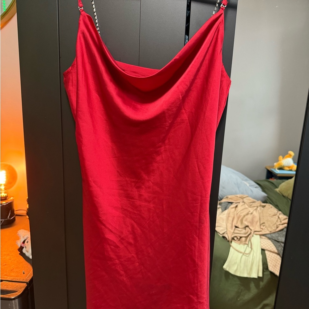 Garage Red Mini Dress